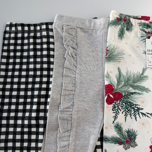 Honest Bundle of 3 Baby 100% Organic Cotton Pants size 3-6M - Picture 2 of 4